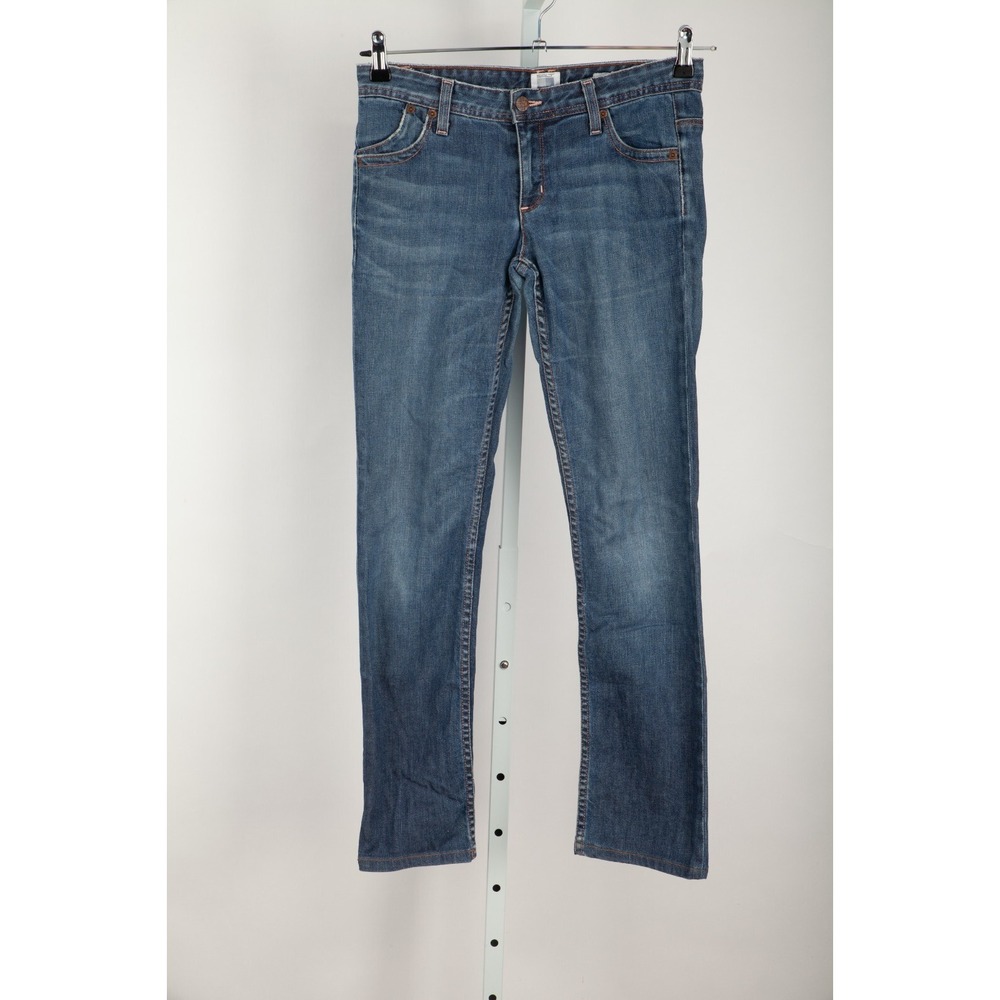 Salt Works St. Marks Straight Jeans Womens 27 Blue Medium Wash Stretch Denim